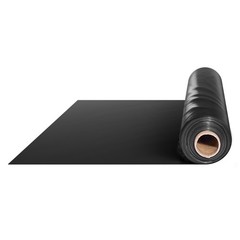 VEVOR 10Mil Plastic Sheeting Roll 5 x 100 FT Heavy Duty Polyethylene Black