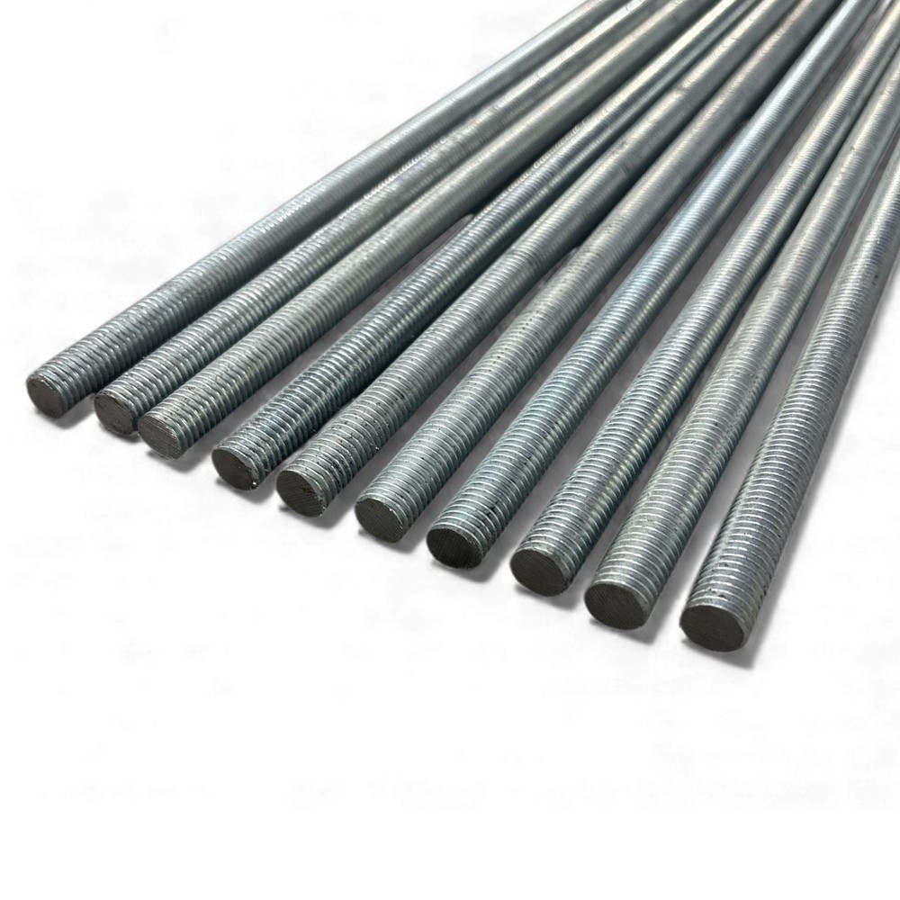 3/8″-16 TPI x 36 inches (10 Pack), Zinc Plated Steel Fully Threaded Rod