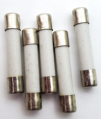 Box of 100 Bussmann MDA6-1/4 Fuses 6-1/4 Amp 250 Volt Slow Blow 1/4″ x 1-1/4″