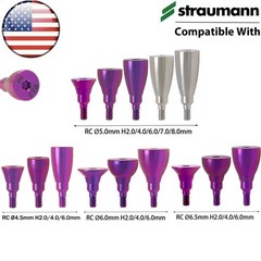 For Straumann ITI Healing Abutment & Transfer Impression Open Closed Tray NC/RC