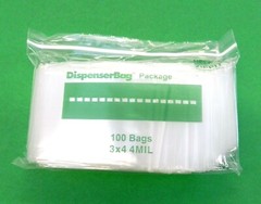 1000 Zippit Bag 3″x4″ 4 Mil Reloc Zip Slide Lock Recloseable Thick Clear 4mil