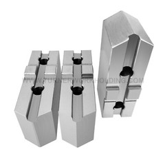 AMERICAN STANDARD ALUMINUM SOFT JAWS FOR TONGUE & GROOVE 6″ CHUCK 1.5″ HT (3 PC)