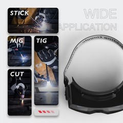 True Color Auto Darkening Welding Goggles/ Glasses with Shade Range 4/5-9/9-13