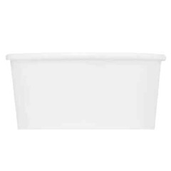 Karat Earth 16oz Eco-Friendly Paper Food Containers – White (114.6mm), KE-KDP16W