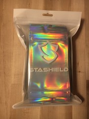 200 Quantity STASHIELD Holographic Smell Proof Mylar Bags Resealable Packaging
