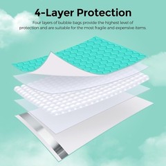 All Size Color Bubble Mailers Padded Envelopes Mailing Shipping Bag for Business