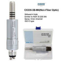 COXO Dental Slow Speed Contra Angle Straight Handpiece Air Motor Inner Water NSK