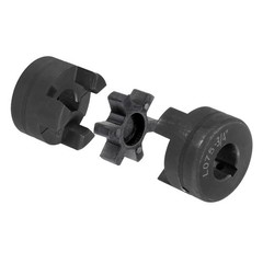 3pcs 3/4″ to 1″ L075 Flexible L-Jaw Coupling Coupler Set