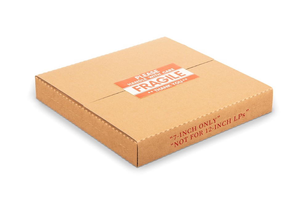 Wisaiboxl 7-inch 45 RPM Record Mailers (NOT for 12-inch LPs), 25 Pack, Brown