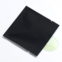 QQ Studio 100 Pack Multi Color Smell Proof Open Top Flat Bag with Tear Notch