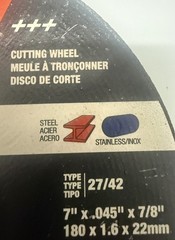 Norton Clipper 7 in. D X 7/8 in. #01468 cutting wheel NEW lot of 6