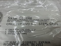 25 Per Case-Sklar Single Use Crile Forceps- 5.5” BRAND NEW (96-2553)