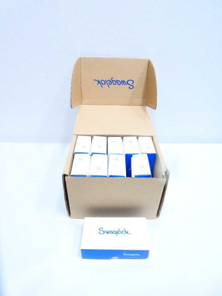 Box Of 100 Swagelok SS-600-3 Stainless Union Tee 3/8in Tube