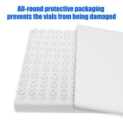 3000pcs 10ml 20mm Sample Vials Crimp Top Glass Bottle HPLC Beveled Edge Top ASTM