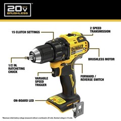 DEWALT DCD793D1R 20V MAX 1/2″ Cordless Drill Driver Certified Refurbished