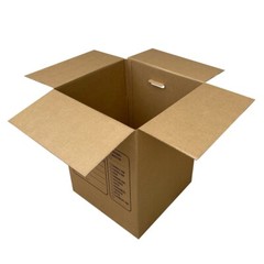 UBMOVE 10 Premium Large Corrugated Moving Boxes with Handles, 18″ x 18″ x 24″