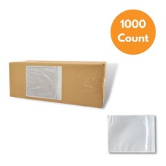 4.5″ x 5.5″ Plain Face No Print Packing List Envelopes Back Load, 1000 Pieces