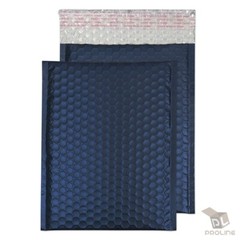 1-200 #2 8.5×12 Matte Metallic Royal Blue Color Poly Bubble Padded Mailers