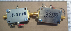 2 pcs. of Unknown Maker SMA RF Amplifier or Attenuator or ??
