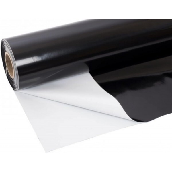 Farm Plastic Supply – 20mil – Heavy Duty Black/White Crawl Space Vapor Barrier