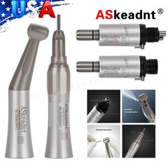 NSK Style Dental Low Speed Handpiece Contra Angle Straight Air Motor 2/4Holes