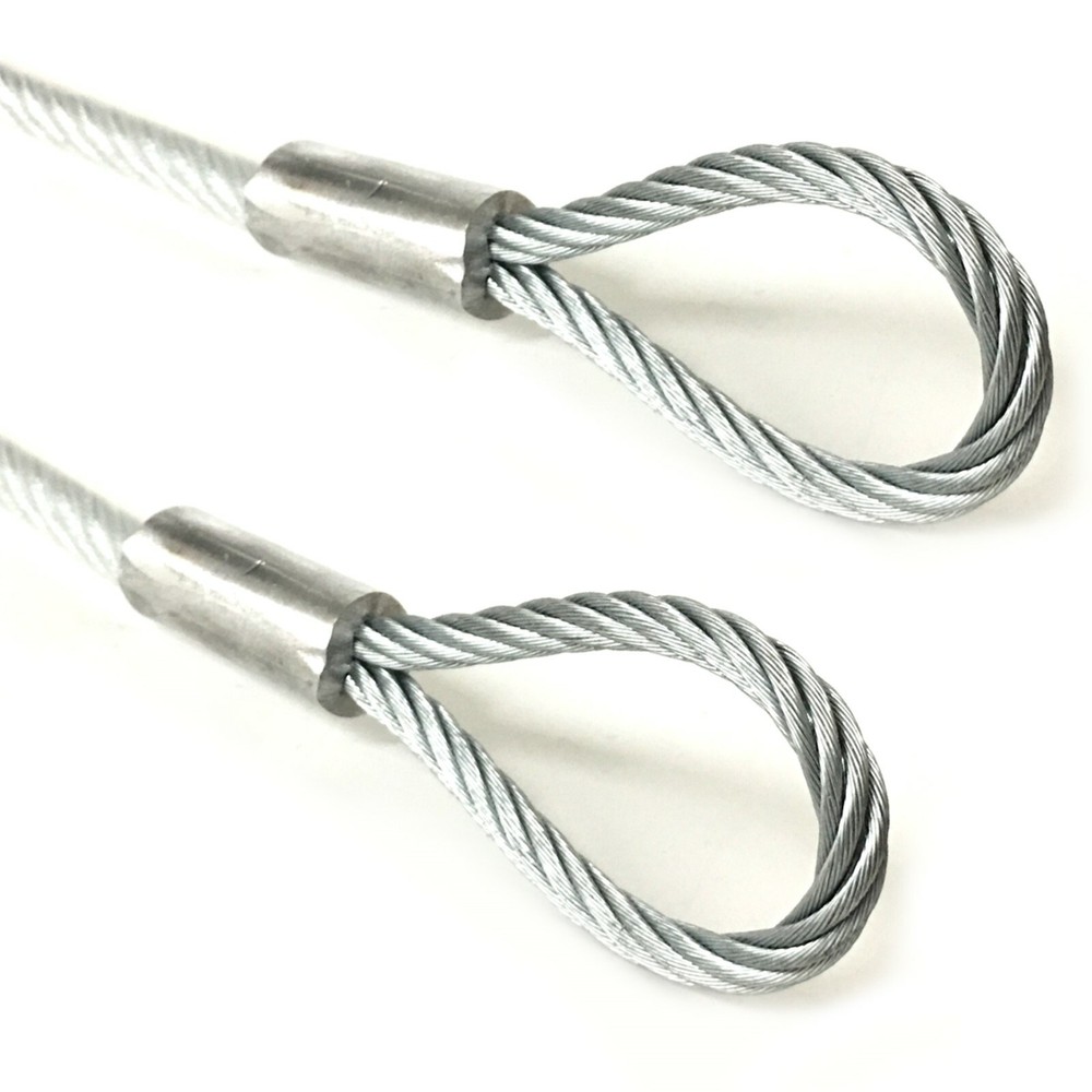 1ft – 70ft Galvanized Steel 3/16″ – 1/4″ Vinyl Coat Wire Rope Cable 7×19 strand