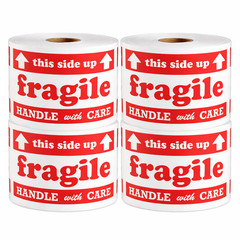 3×5 fragile this side up Handle with Care Labels Self-Adhesive Stickers 500/Roll