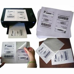200-20000 Half Sheet Address Shipping Labels 2 Per Sheet 8.5×5.5 Self Adhesive