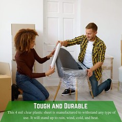 Poly Cover – 4 Mil Clear Plastic Sheeting