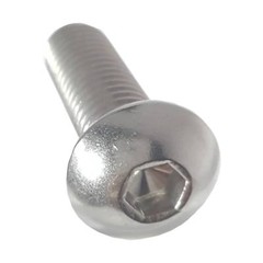 2-56 Button Head Socket Cap Screws Allen Hex Drive Stainless Steel 18-8 Qty 100