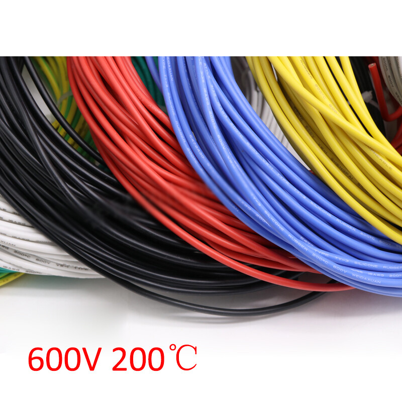 UL3135 18/20/22AWG Stranded Wire Red or Black Ultra soft silicone power cord