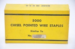 Paslode GSN18 5/8″ Chisel Point Staple, Galv., 1 Case of 10 Boxes (Made by Zeb)