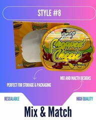 3.5g Mylar Bags With Display Box | Resealable Smell Proof | 12-128 Pack Options
