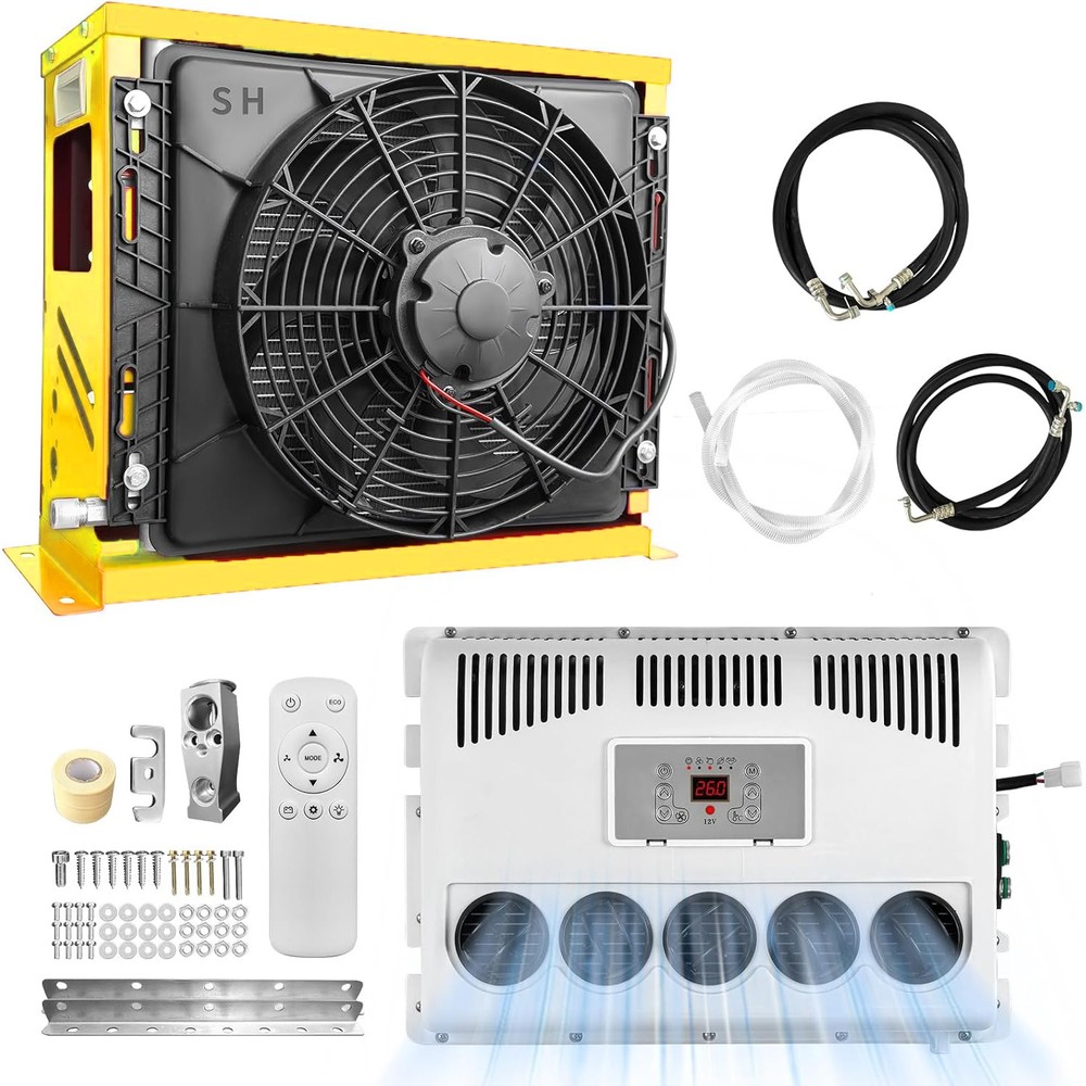 12V 11000BTU Universal Car Hanging Air Conditioner A/C Kit For Car Truck Vehicle