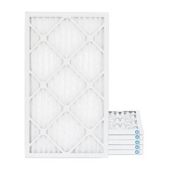 16x30x1 MERV 8 Pleated AC Furnace Air Filters. 6 Pack. Made in USA