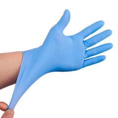 High Quality biodegradable Nitrite Gloves Size M-L-XL Box Of 100 Gloves