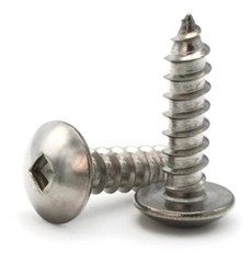 #8 Sheet Metal Screws – Stainless Steel Square Drive Truss Head – Select Size