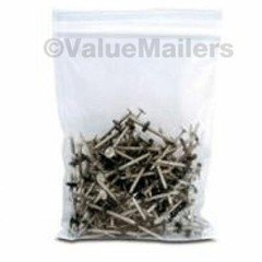 3×4 Clear Plastic Zipper Poly Locking Zip Reclosable Bags 2 MiL 100 1000 500