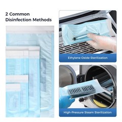 Self Sterilization Pouches Autoclave, Medical Sterilizer Bags Dental Tattoo Nail