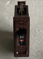 Wadsworth A120NI 20 Amp 1 Pole 1P Type A Metal FOOT Breaker A120N A120