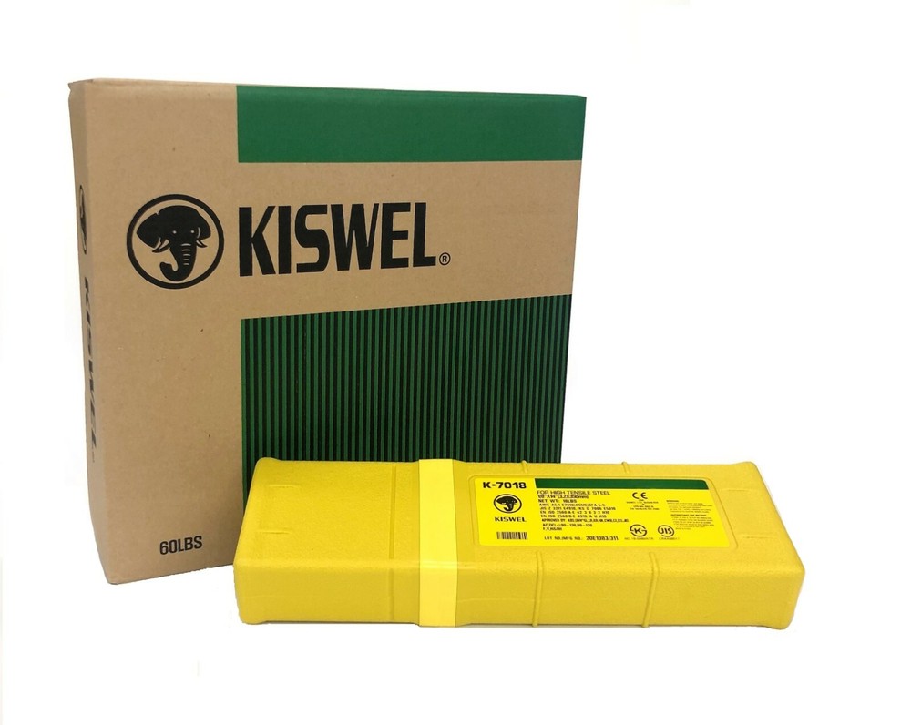 E7018 1/8″ 3/32″ 5/32″ Kiswel Premium Arc Welding Electrode 10 / 20 / 30 LB