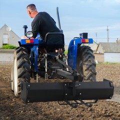42″ Tow Behind Box Blade Scraper Steel Hitch Tow for Yard ATV UTV Tractor Mower