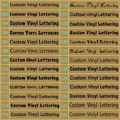 Custom Decal Vinyl Lettering Personalized Business Sign Text Name Vehicle Car