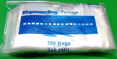 1000 3″x5″ Reloc Zippit Bags Clear 2Mil Reclosable Zip Seal Slide Lock Baggies