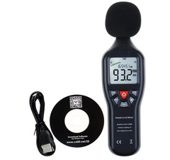 Portable Digital Decibel Meter 30–130dB with Data Logging for Home & Office