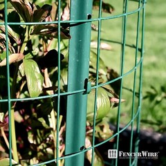 16 Gauge Green Vinyl Coated Welded Wire Mesh Size 2 inch X 3 inch