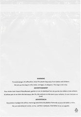 Clear Self-Sealing Poly Bag 1.5mil for Clothes, Apparel, Shipping & Storage