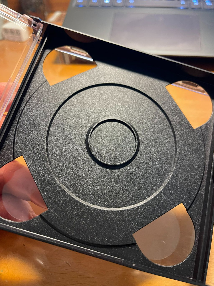 5 PCS 24MM CHUBBY DOUBLE CD JEWEL CASES W/BLACK TRAY SF19
