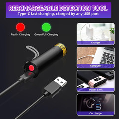 Air Conditioner Leak Detector, Professional Rechargeable AC Leak Detector Kit, A
