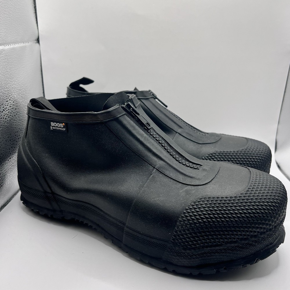 Bogs Unisex Adult Overshoe Zip Comp Toe Work & Safety Shoes Black Men’s 8